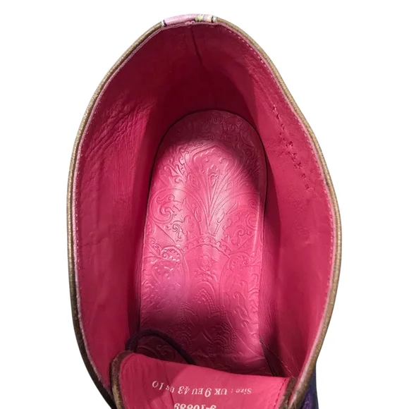 TED BAKER London Men's Brown Leather Lace Up Boots US Size 10